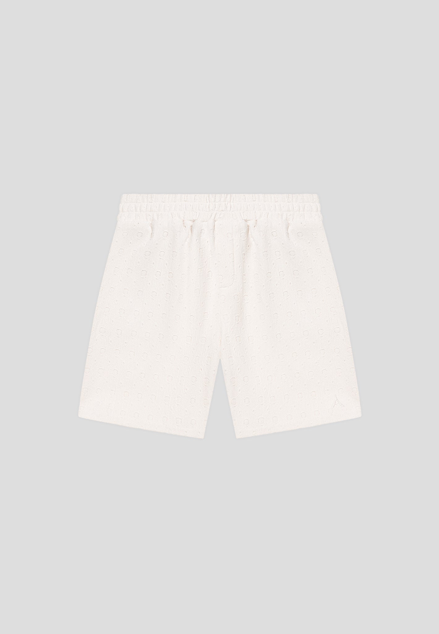 Textured Shorts - Cream